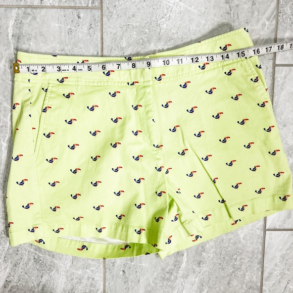 Juniper and Lime Toucan Print Lime Green Shorts Size 6 - Picture 3 of 8